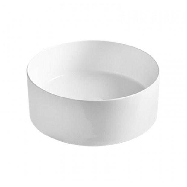 Умивальник на стільницю AXA Mate D 40 см Білий глянцевий (7820001)