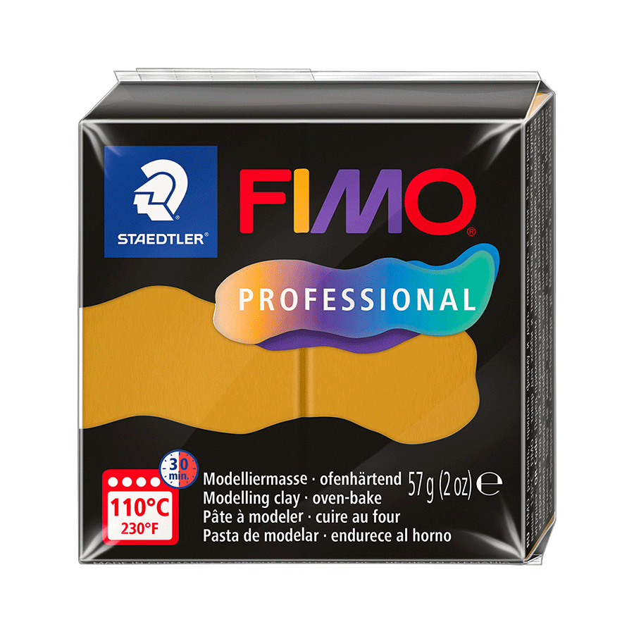 Глина полимерная Fimo Professional 57 г Охра (8040-17)