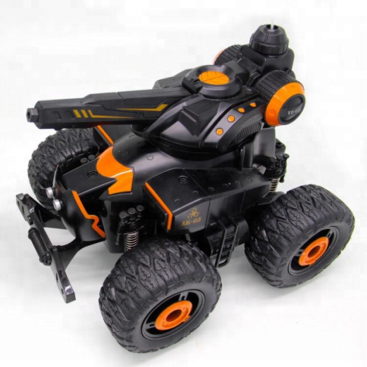 Радиоуправляемая игрушка YED Military Car 4 Wheels военная машина Черно-Оранжевый (SUN1375)
