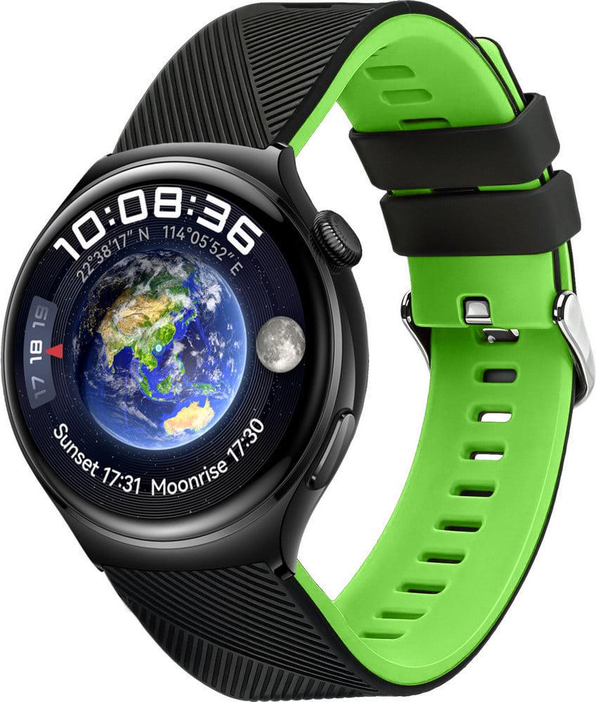 Ремешок Luminic для Huawei Watch 4/4 Pro Black/Green (38626-4A) Ремешок Luminic для Huawei Watch 4/4 Pro Black/Green (38626-4A)