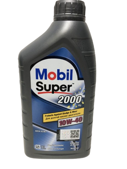 Масло моторне напівсинтетичне Mobil Super 10W40 2000 1 л (20336564)