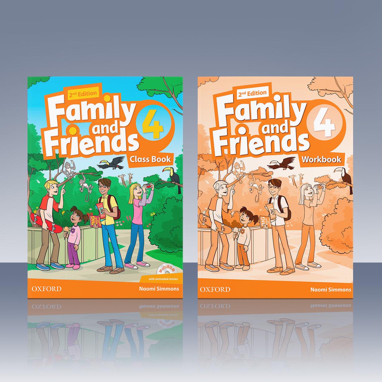Підручник та робочий зошит Family and Friends 4 Class Book/Workbook 2nd Edition