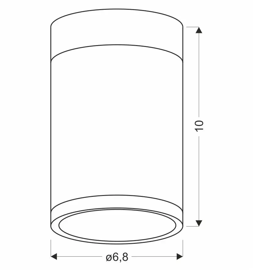 Светильник точечный Candellux 2284262 Tuba (14506877) - фото 3