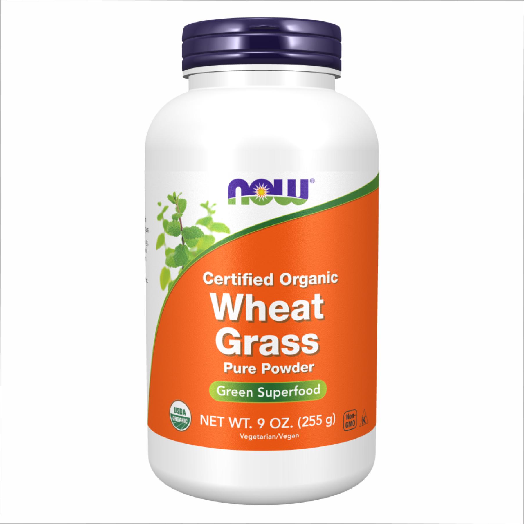 Натуральная добавка Wheat Grass Powder Organic 9oz (2022-10-2064)