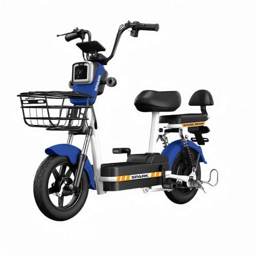 Велосипед с электромотором Spark BEAM 14" 48V 400W 12 Ah Темно-синий (000246429)