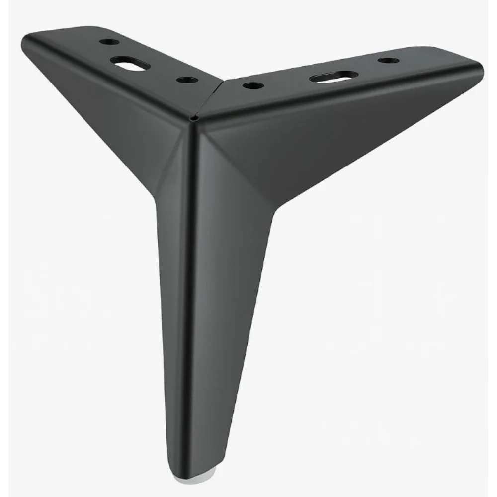 Меблева ніжка-опора Sigma B 301 нерегульована 155 мм Чорний матовий (MO1269)