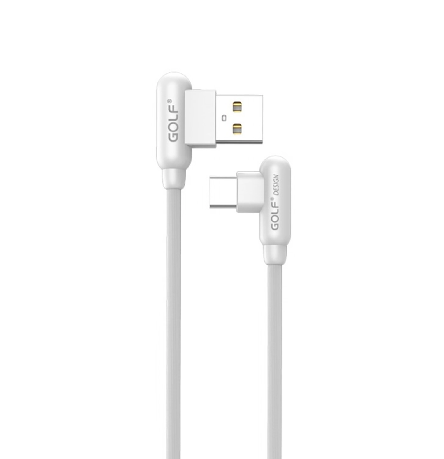 Кабель для зарядки GOLF GC-45 Type-C - USB 2.4A 1 м Белый