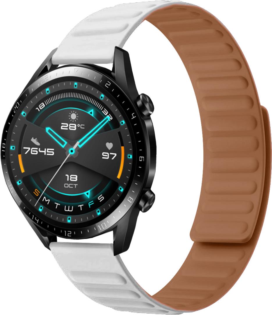 Ремешок Magneter для Huawei Watch GT 2 46 мм White (26638-29) Ремешок Magneter для Huawei Watch GT 2 46 мм White (26638-29)