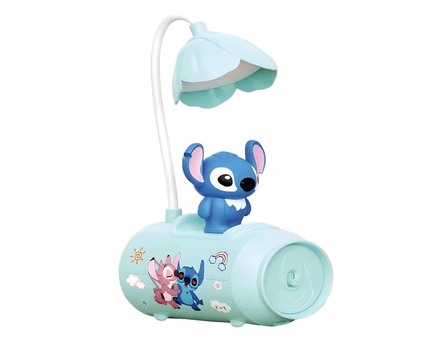 Настольная лампа Стич баночка Голубой (348B) - фото 1 Настольная лампа Стич баночка Голубой (348B) - фото 1