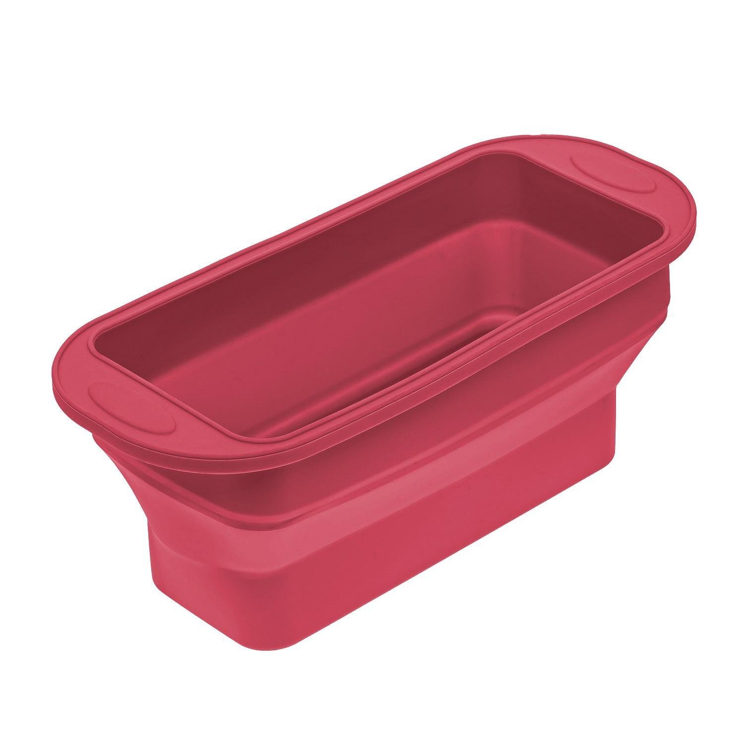 Форма для выпекания хлеба силиконовая 29,5х12,3х11 см Бордовый (86797) Форма для выпекания хлеба силиконовая 29,5х12,3х11 см Бордовый (86797)