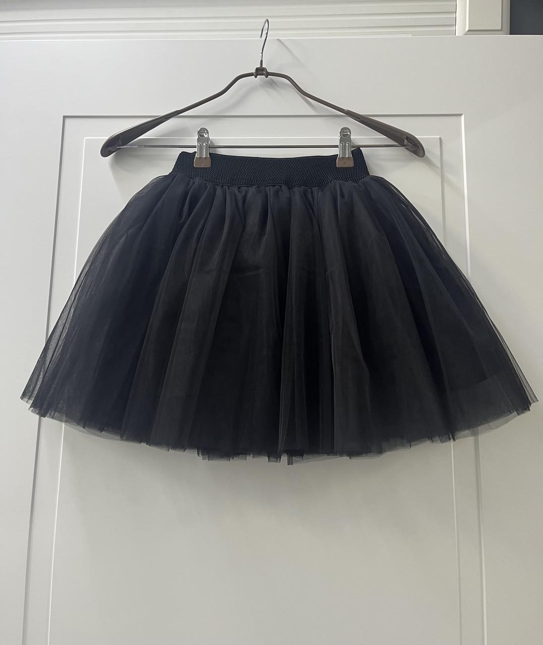 Юбка Пачка в школу для девочки 110-116 см Черный - фото 1 Юбка Пачка в школу для девочки 110-116 см Черный - фото 1