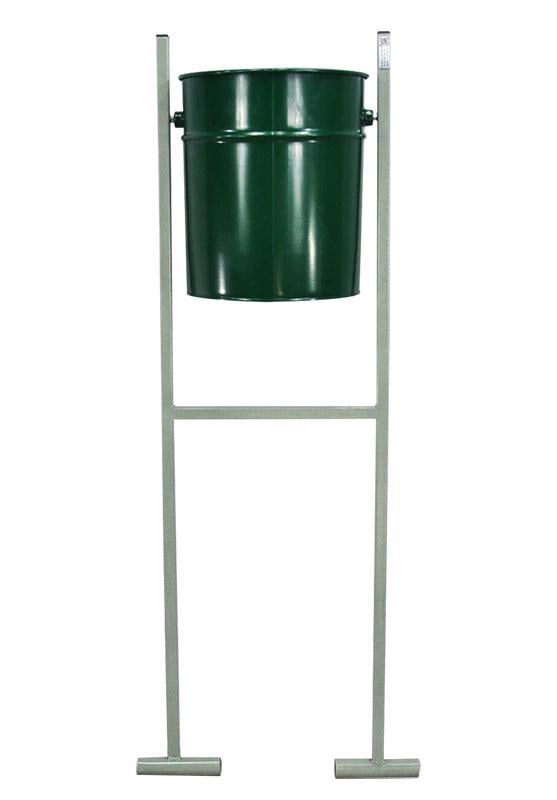 Урна металлическая круглая бюджетная Kompred OL426 20 л