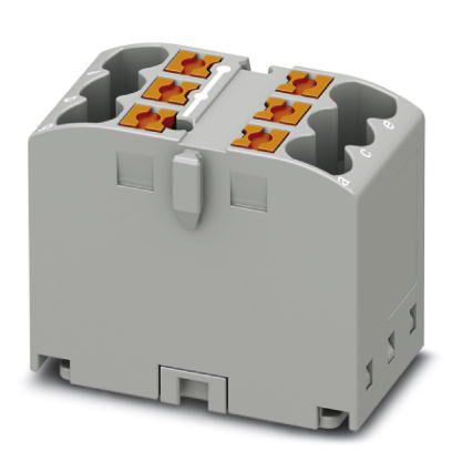 Розподільний блок Phoenix Contact PTFIX 6X2,5 GY 450В 24A Push-in Сірий (3273264)
