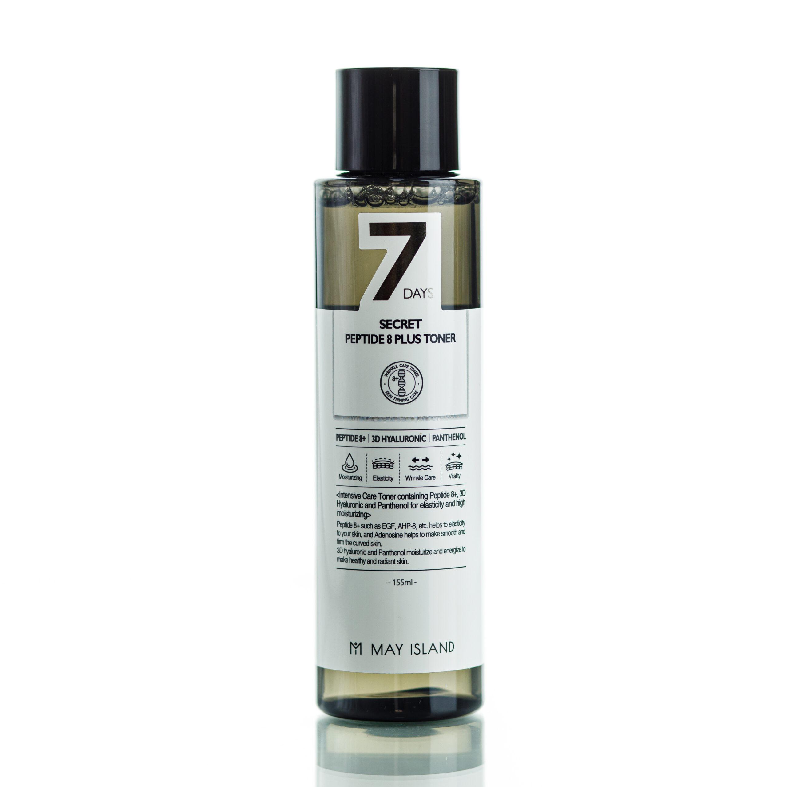 Омолаживающий тонер May Island 7 Days secret peptide 8 plus 150 мл (8809515401492)