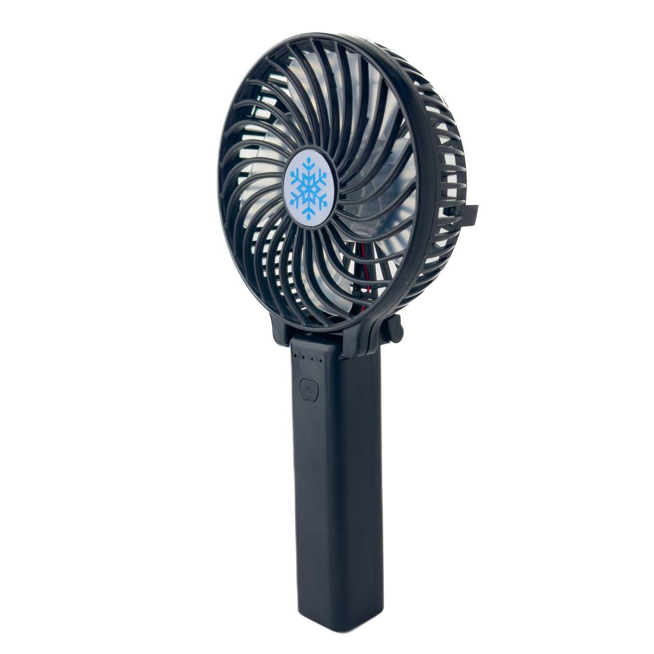 Вентилятор портативний Handy Mini Fan d 10 см Чорний (23093343)