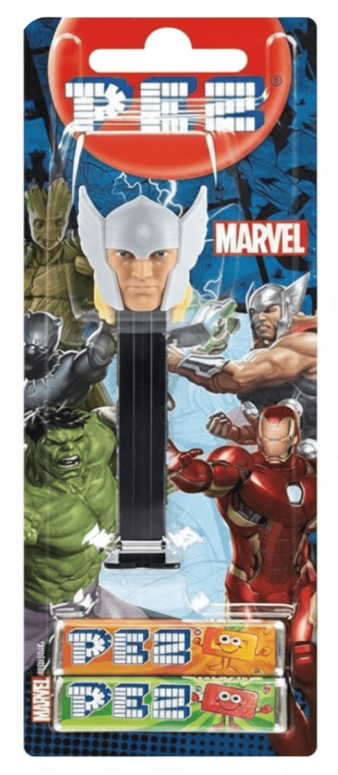 Диспенсер с конфетами Pez Marvel Collection Тор 17 г (2899484876)