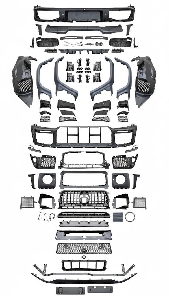 Комплект обвесов GBT BRB 800 для Mercedes G сlass W465 2025- гг. пластик (175828)