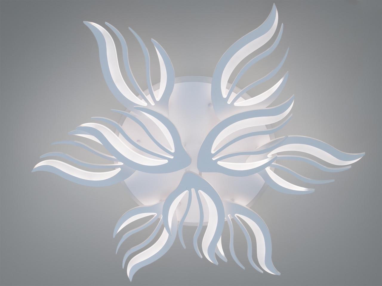 Люстра стельова для вітальні LED 2527/6+3WH LED 3color dimmer 145 Вт з пультом (2909927162) Люстра стельова для вітальні LED 2527/6+3WH LED 3color dimmer 145 Вт з пультом (2909927162)