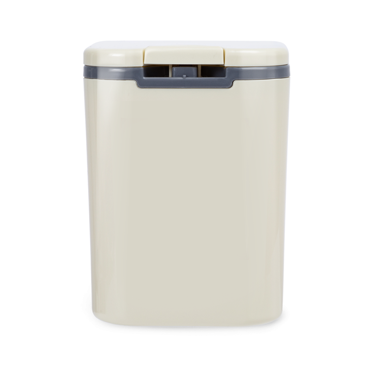 Ведро для мусора MVM BIN-06 2L BEIGE с крышкой 2 л Бежевый (211359) - фото 3