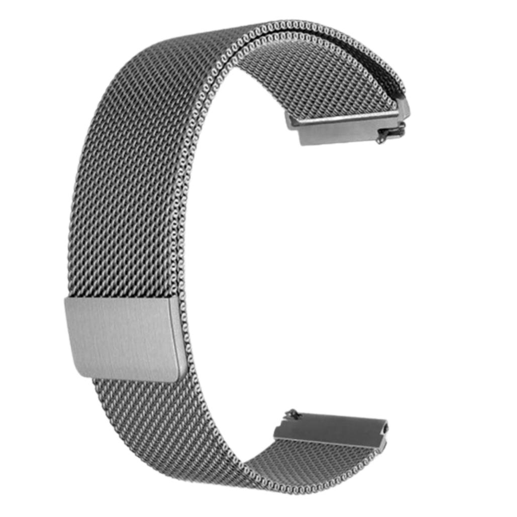 Ремешок универсальный DK Metal Milanesse Loop Magnetic Band для Huawei/Samsung/Xiaomi 22 мм Grey