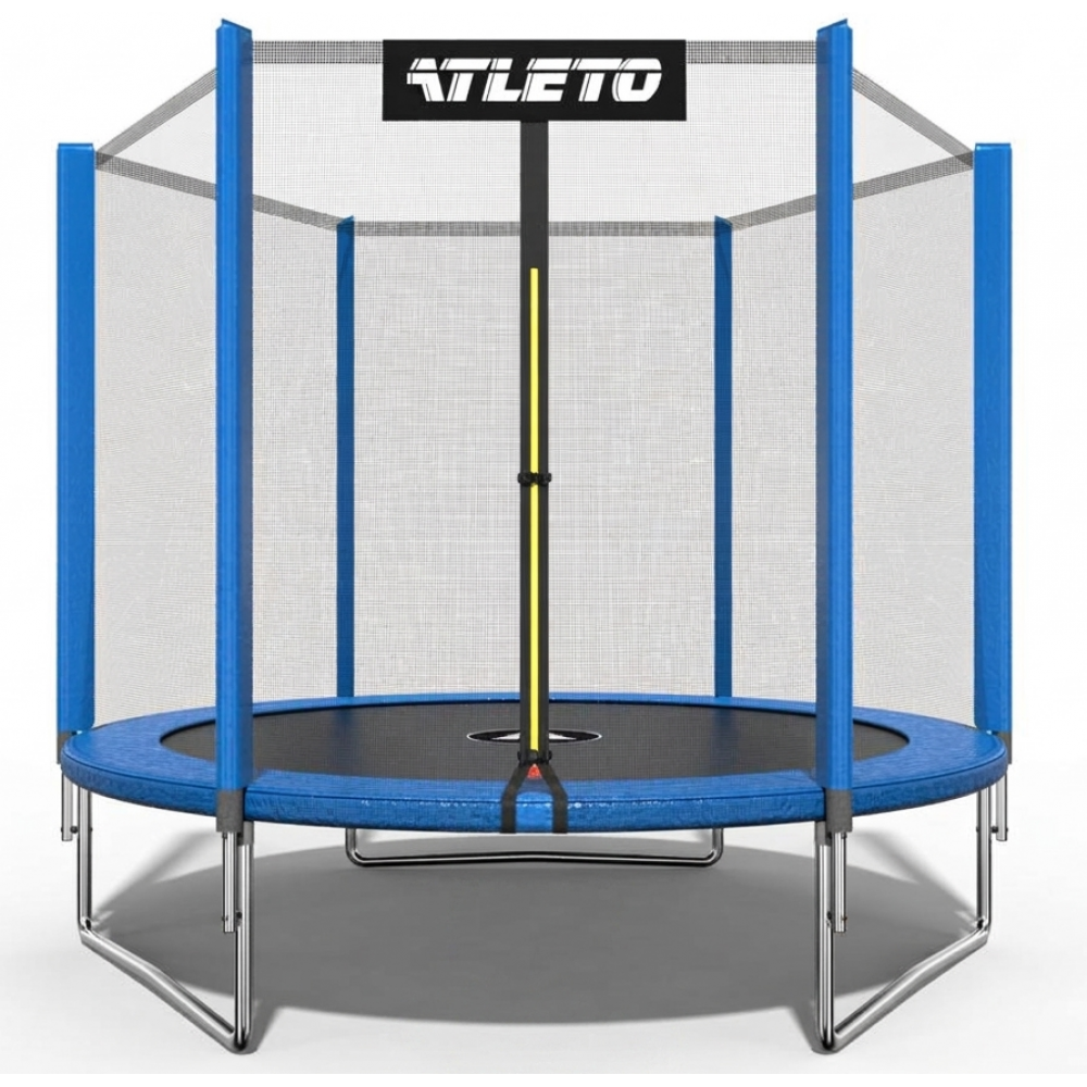 Батут детский Atleto с сеткой 183 см Синий (42400449)