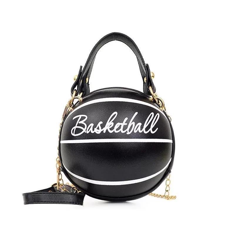 Женская сумка классическая круглая BASKETBALL на цепочке Черный (21746840) Женская сумка классическая круглая BASKETBALL на цепочке Черный (21746840)