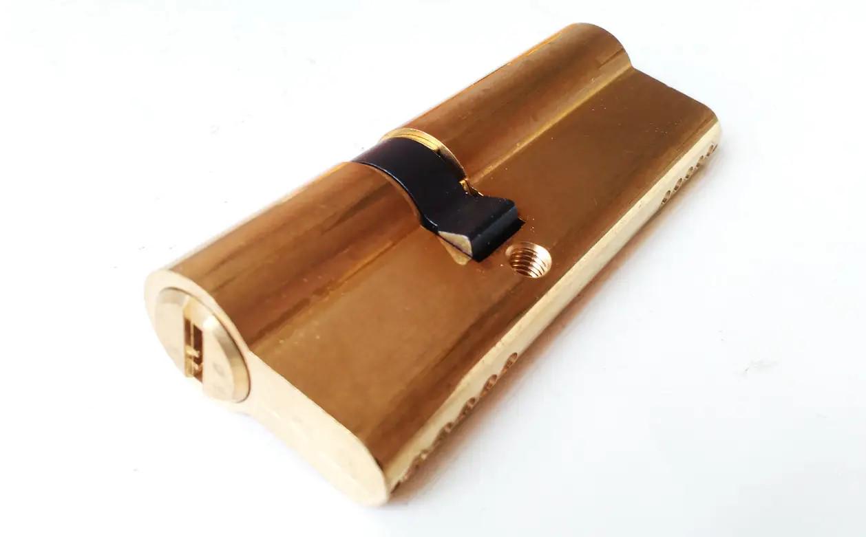 Цилиндр Kale 164 BNE с покрытием латунь 62 мм 5 ключей (802-85)