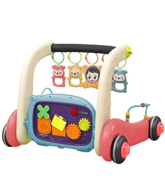 Ходунки детские 3в1 с бизибордом/пианино/развивающим ковриком (31294063)