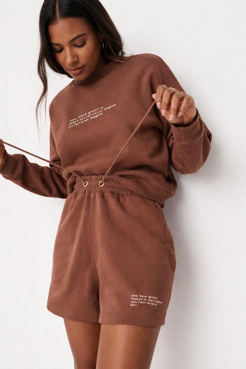 Шорты Missguided CL114990 р. 34 Коричневый Шорты Missguided CL114990 р. 34 Коричневый
