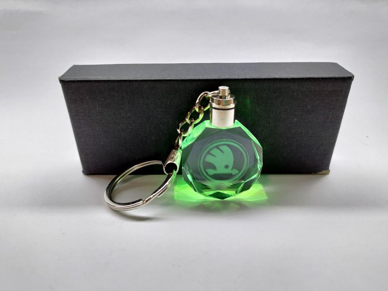 Брелок LED Кристалл SKODA (1212034739)