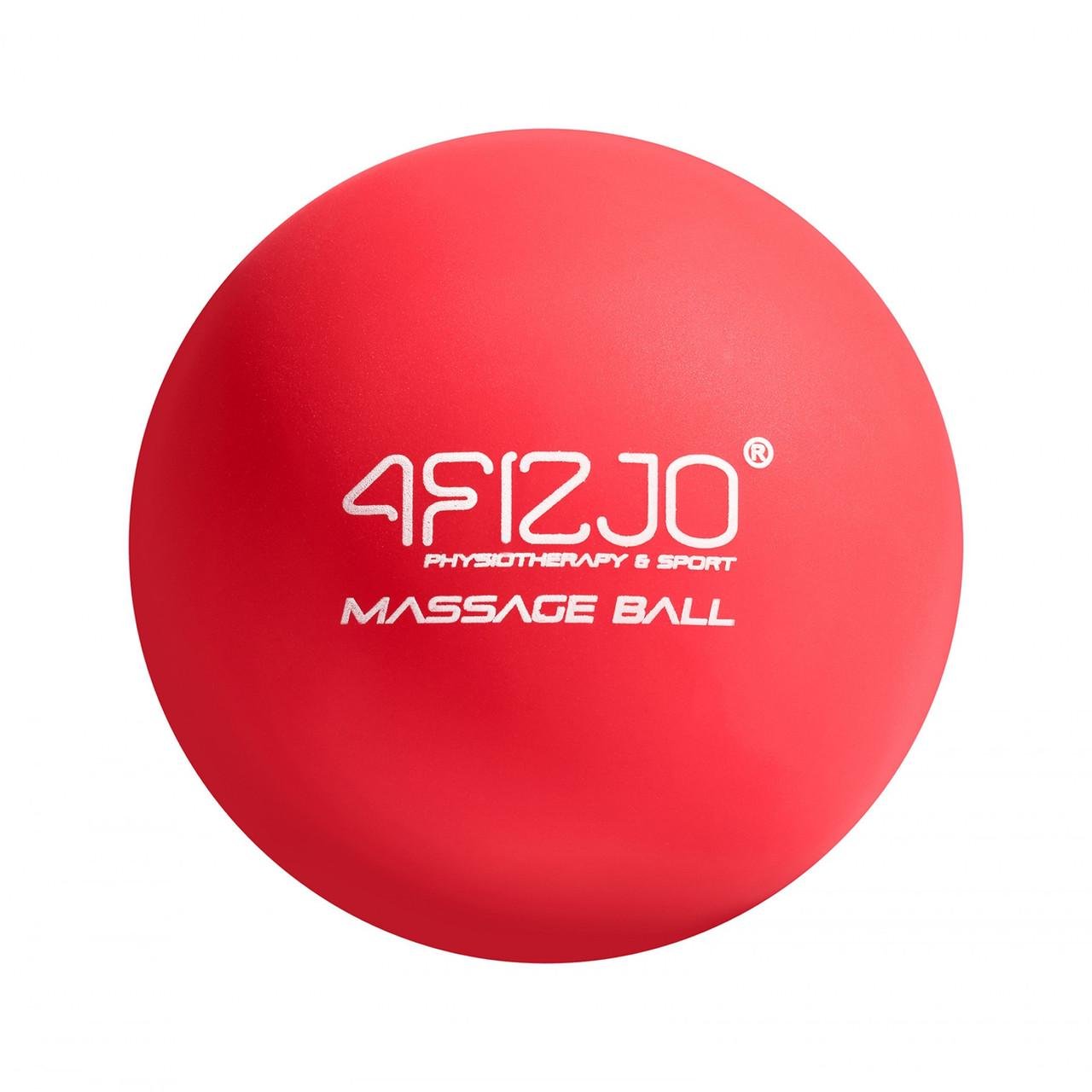 Масажний м'яч 4FIZJO Lacrosse Ball 6,25 см 4FJ1202 Red