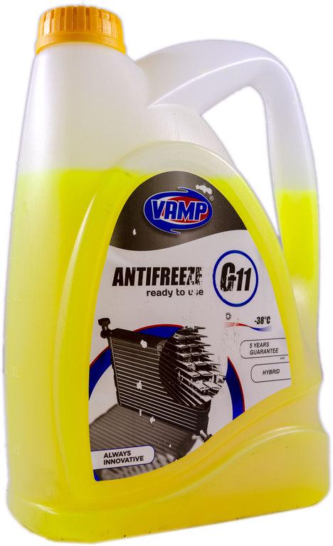 Охолоджуюча рідина Антифриз ВАМП Ct11 -38°С 5 л жовтий (000024333) - фото 3 Охолоджуюча рідина Антифриз ВАМП Ct11 -38°С 5 л жовтий (000024333) - фото 3
