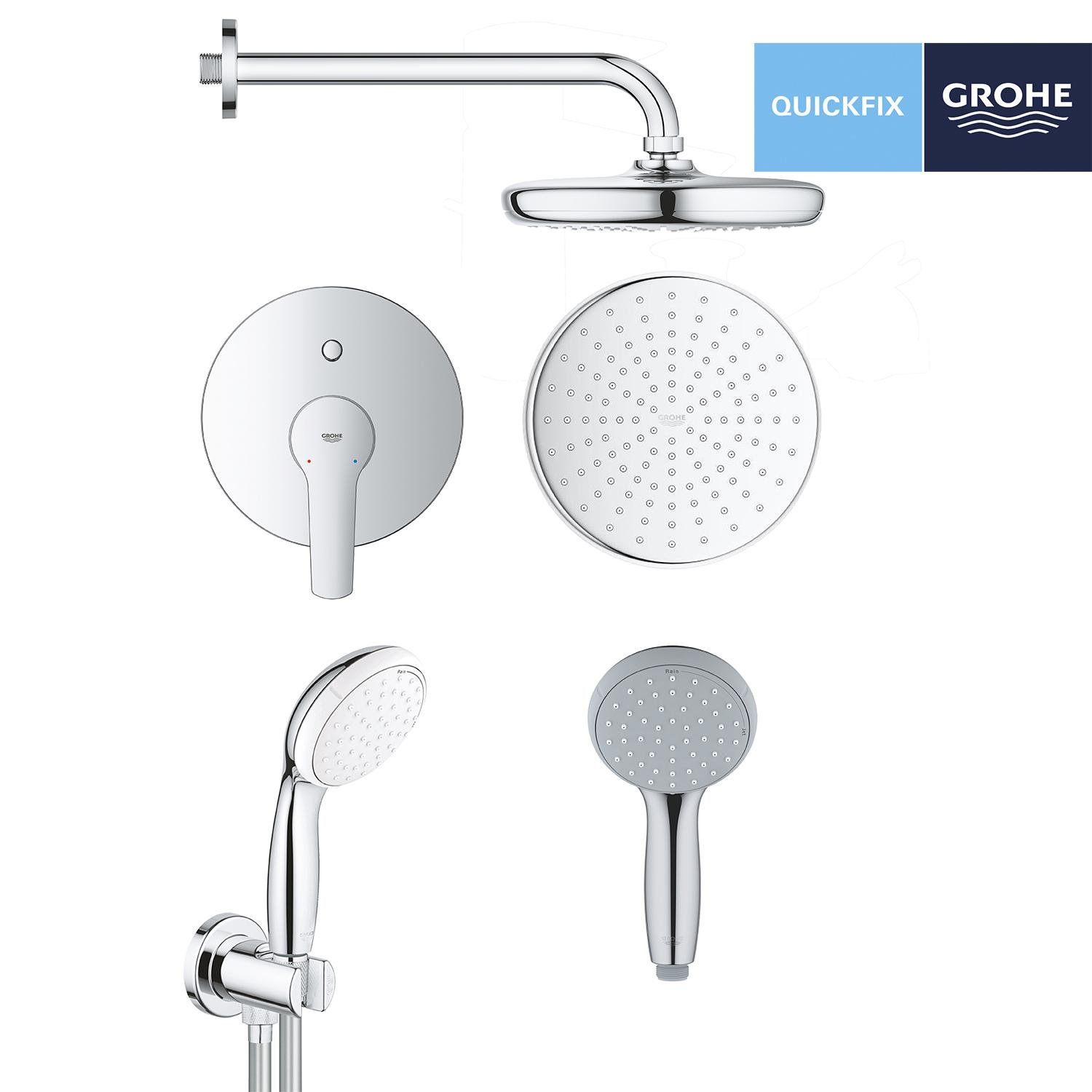 Душова система прихованого монтажу Grohe QuickFix Start UA202802R2 (1018) - фото 3