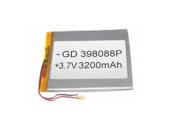 Аккумуляторная батарея GD 398088P 3,7 V 3200 mAh 39x80x88 (000020594)