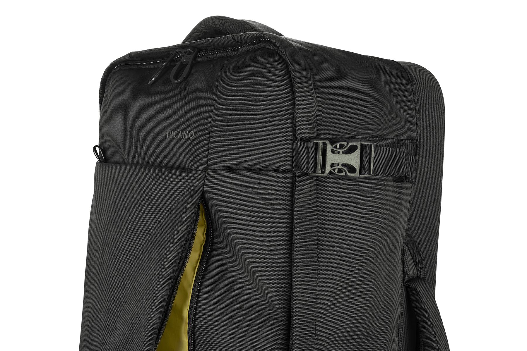 Сумка дорожная Tucano Tugo M Trolley полиэстер с колесной системой 45 л Черный (636000) - фото 9 Сумка дорожная Tucano Tugo M Trolley полиэстер с колесной системой 45 л Черный (636000) - фото 9