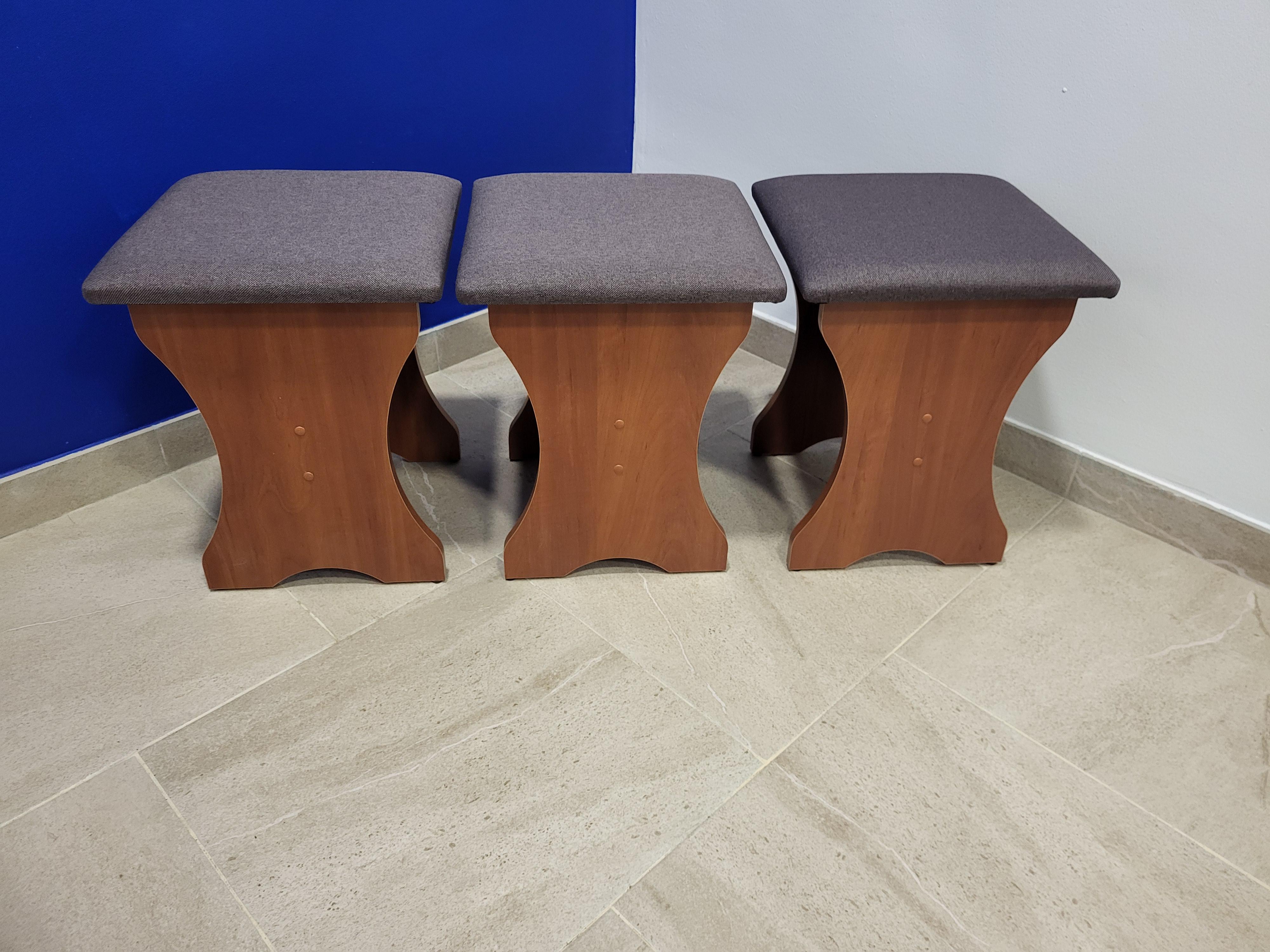 Комплект табуретов Семейный 35х35х44 см 3 шт. Яблоня/Бонус Нова (TTT-Y-BN)