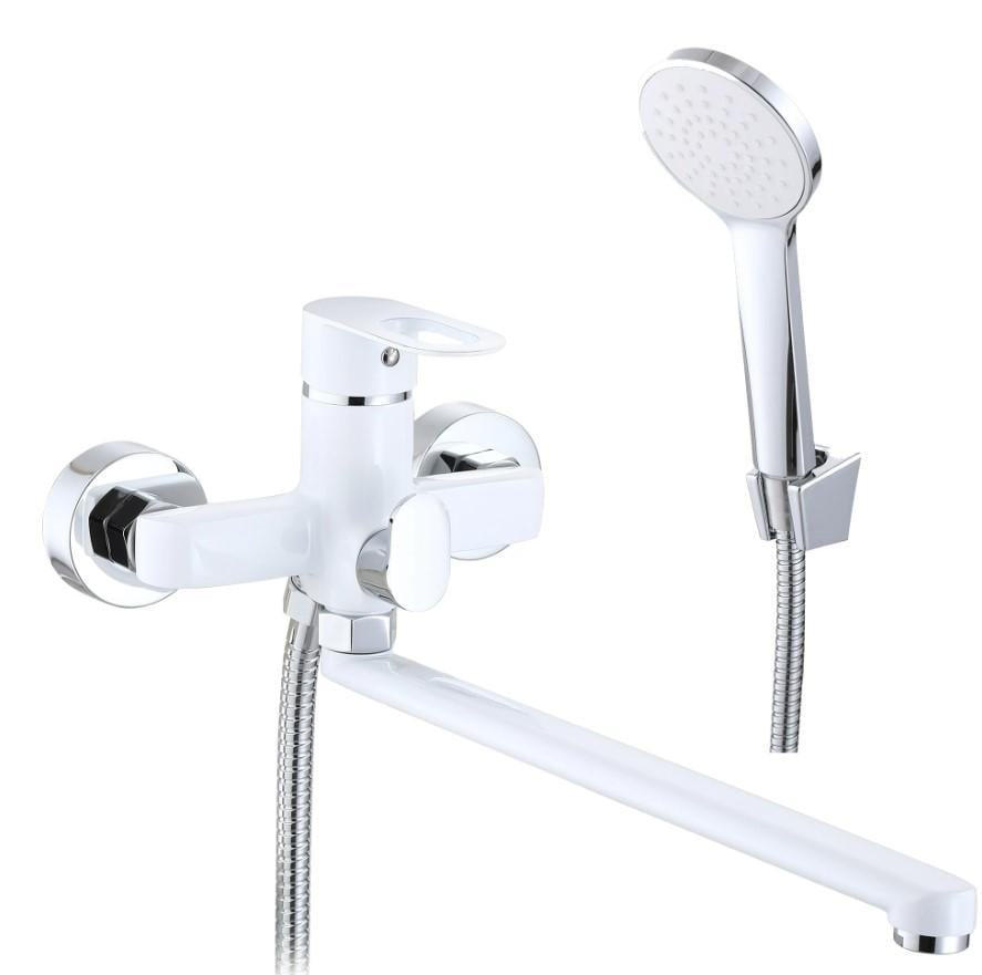 Змішувач для ванни Lidz Latwa 005 k35 White (LDLAT005WHI45425)