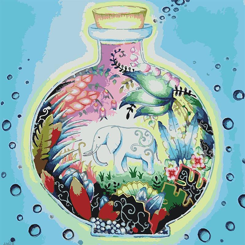 Картина по номерам Идейка Сказочный мир 40x40 см (skl-КНО5018)