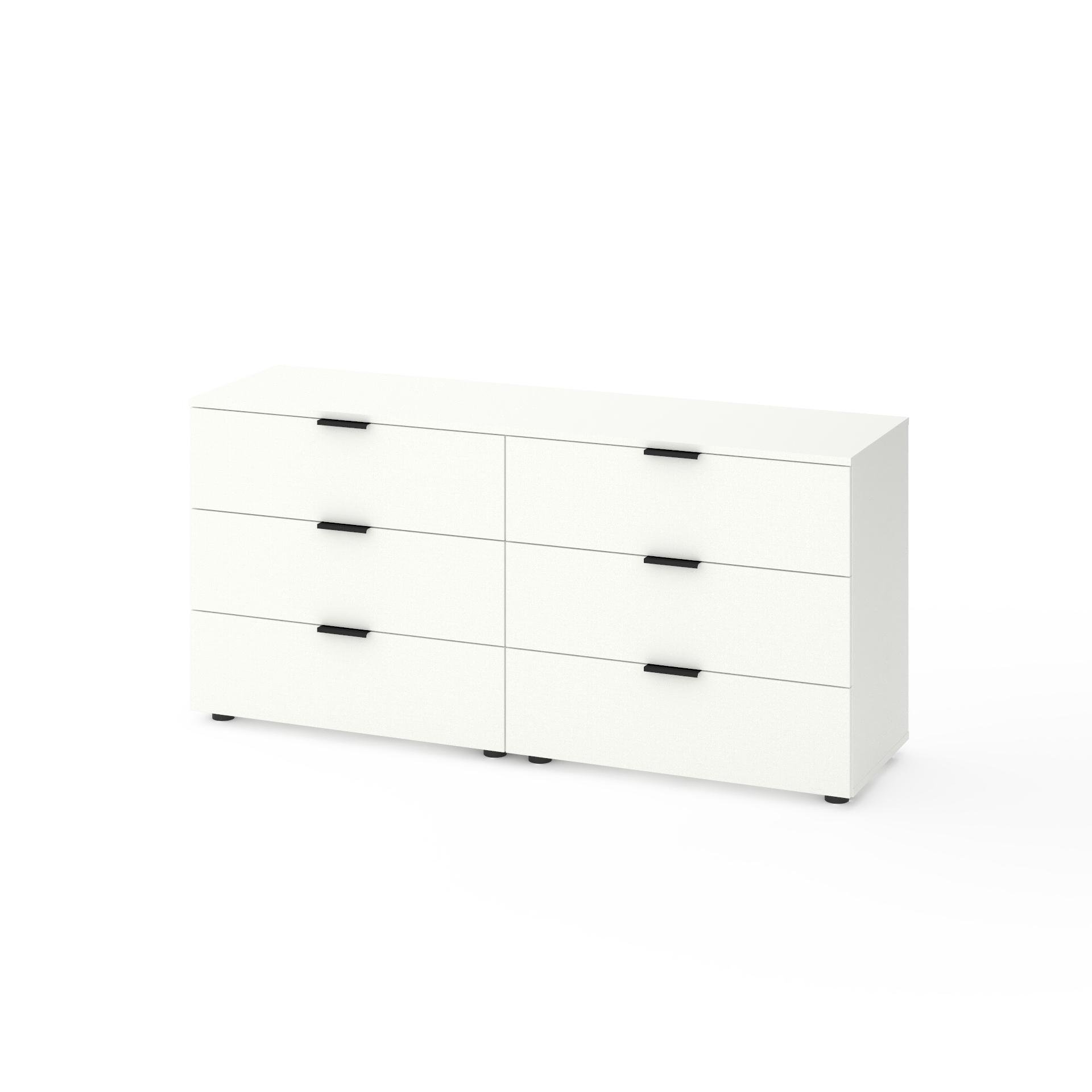 Комод на 6 ящиков Белый (381130)