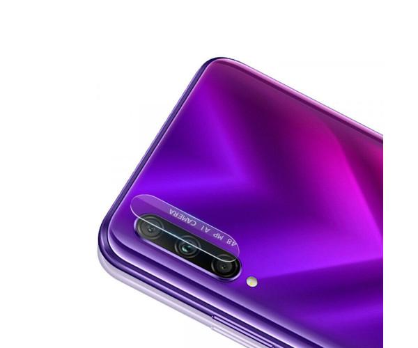 Противоударная гидрогелевая пленка Hydrogel Film на заднюю камеру для Huawei Honor 9X Pro (3 шт.) Transparent
