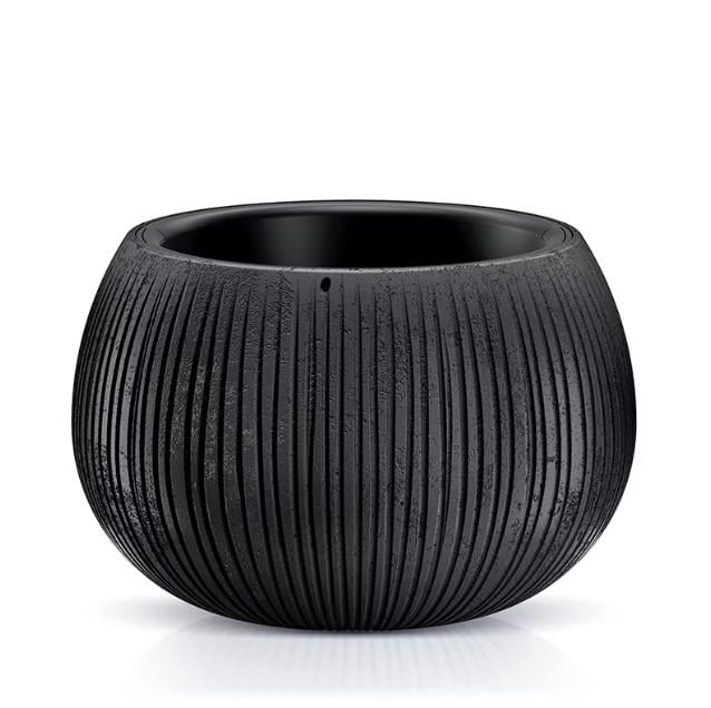 Горшок для цветов Prosperplast Beton Bowl 29 см Черный (DKB290-B411)