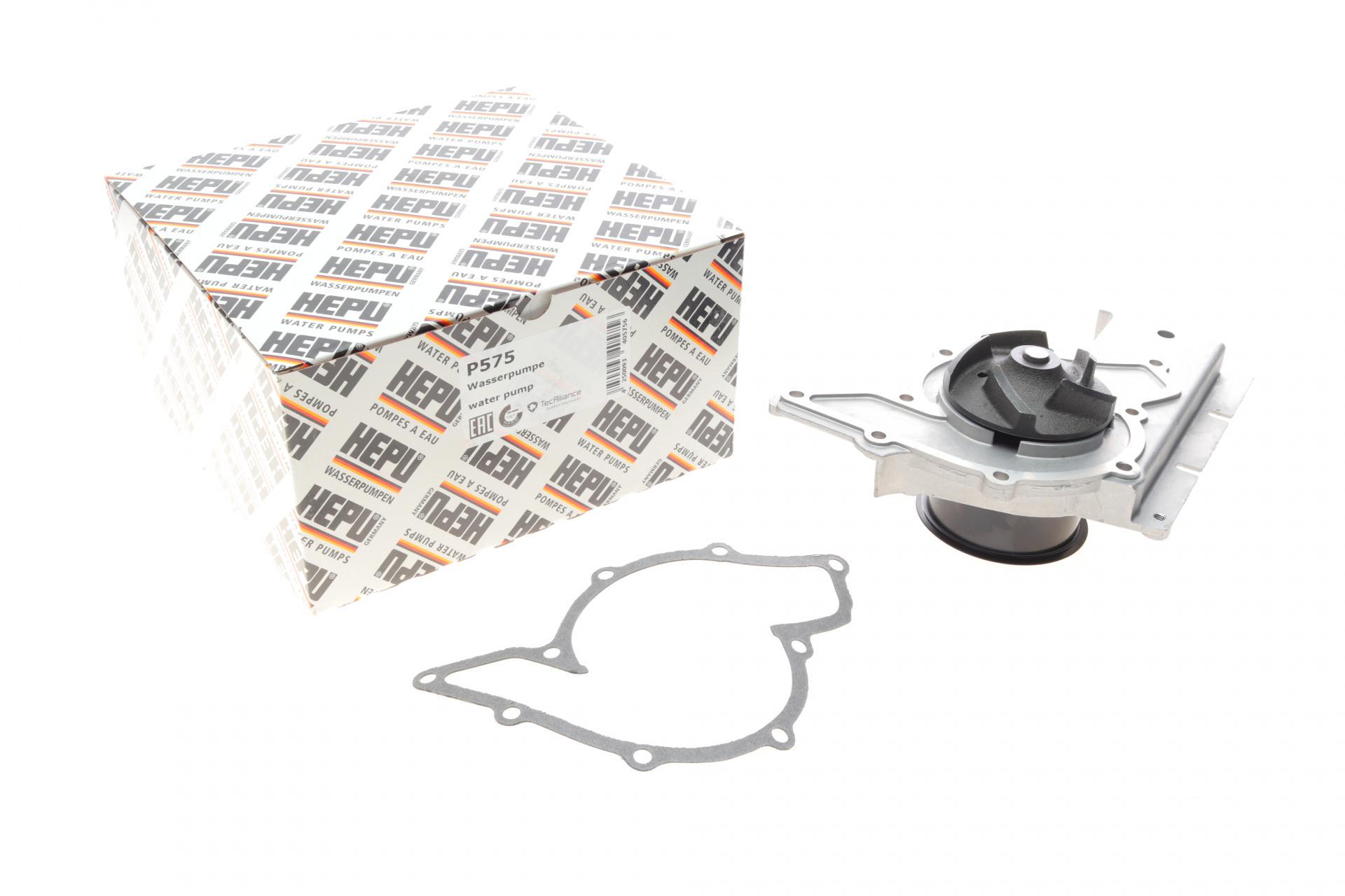 Водяная помпа Hepu Audi A4/A6/A8 3.0/3.0quattro 01-06 (P575)