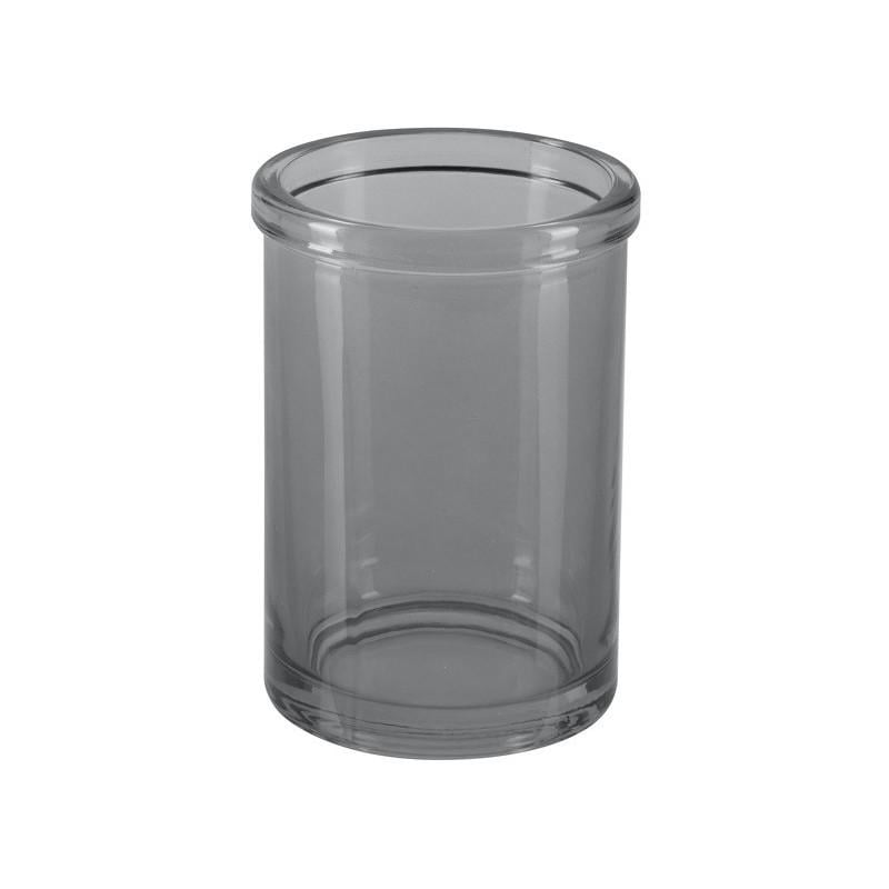 Стакан для зубных щеток Spirella YOKO стеклянный 7,5x10,6 см Серый (10.20054)