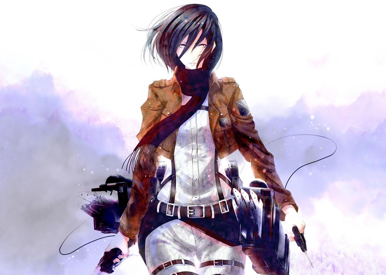 Картина GeekLand Атака титанов девушка