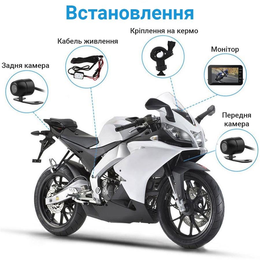 Wifi видеорегистратор для мотоцикла Digital Lion SE500 на 2 камеры - фото 9