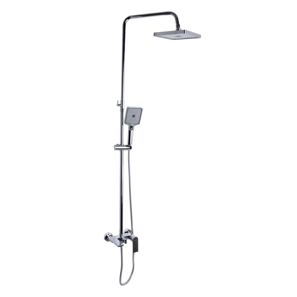 Душова система з виливом Qtap Aries QTARI111CRM45560 на три споживачі Chrome (SD00051684)