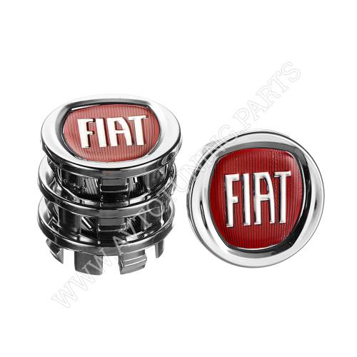 Заглушка колесного диска Fiat пластик 49x43 мм 4 шт.Grey