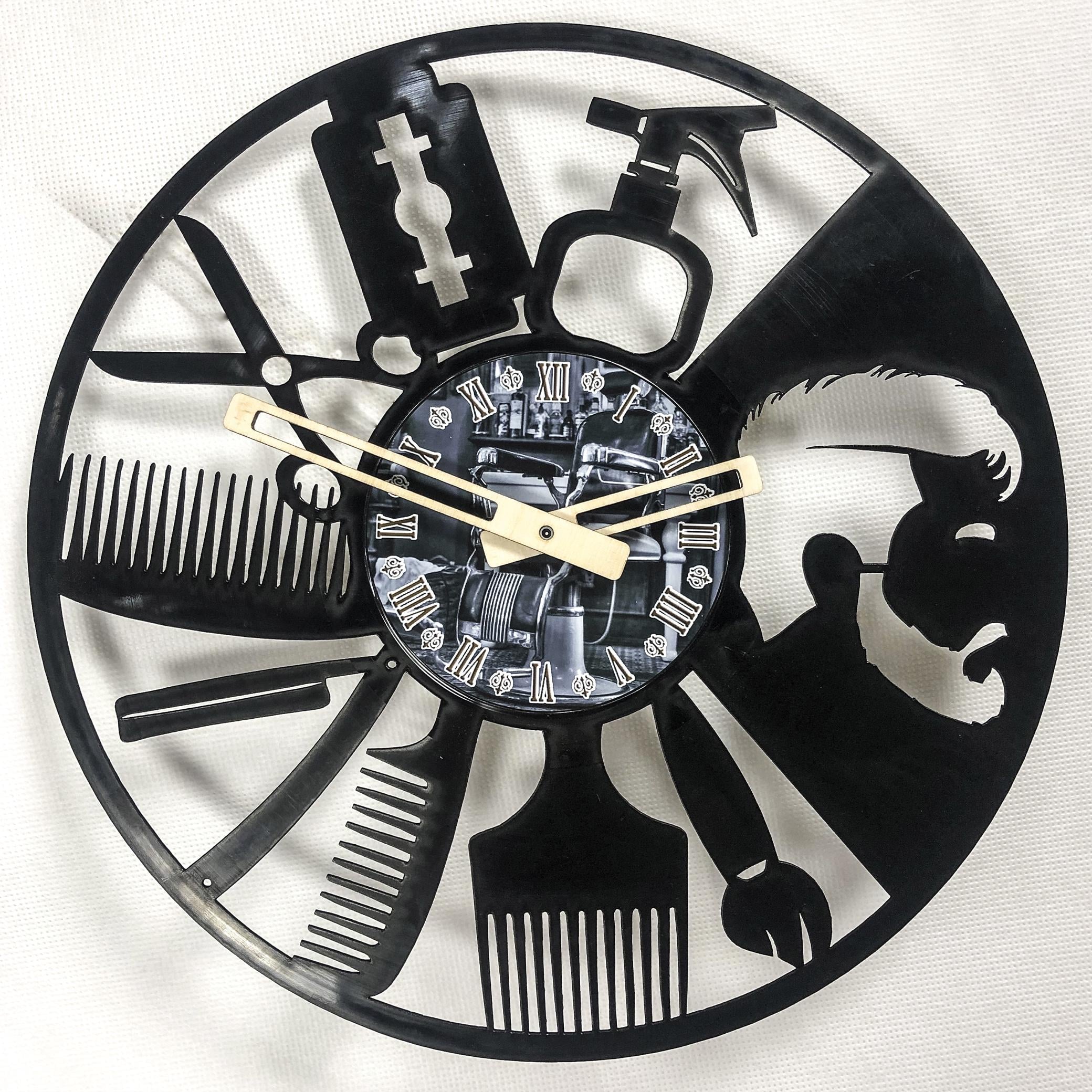 Часы с виниловой пластинки Набор парикмахера (0000012)