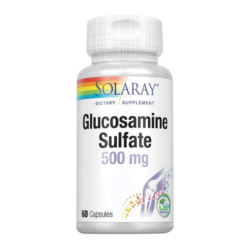 Глюкозамін Solaray Glucosamine Sulfate 500 60 капс. (20242-01)