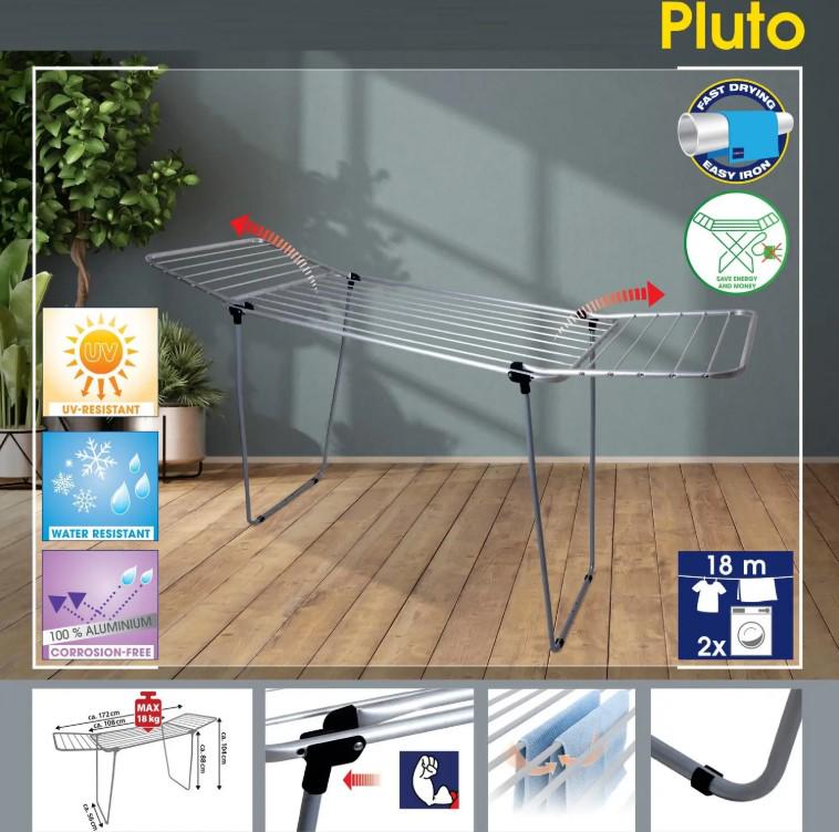 Сушилка для белья напольная Casa Si Pluto 18 м Silver (CS92748Q05) - фото 4